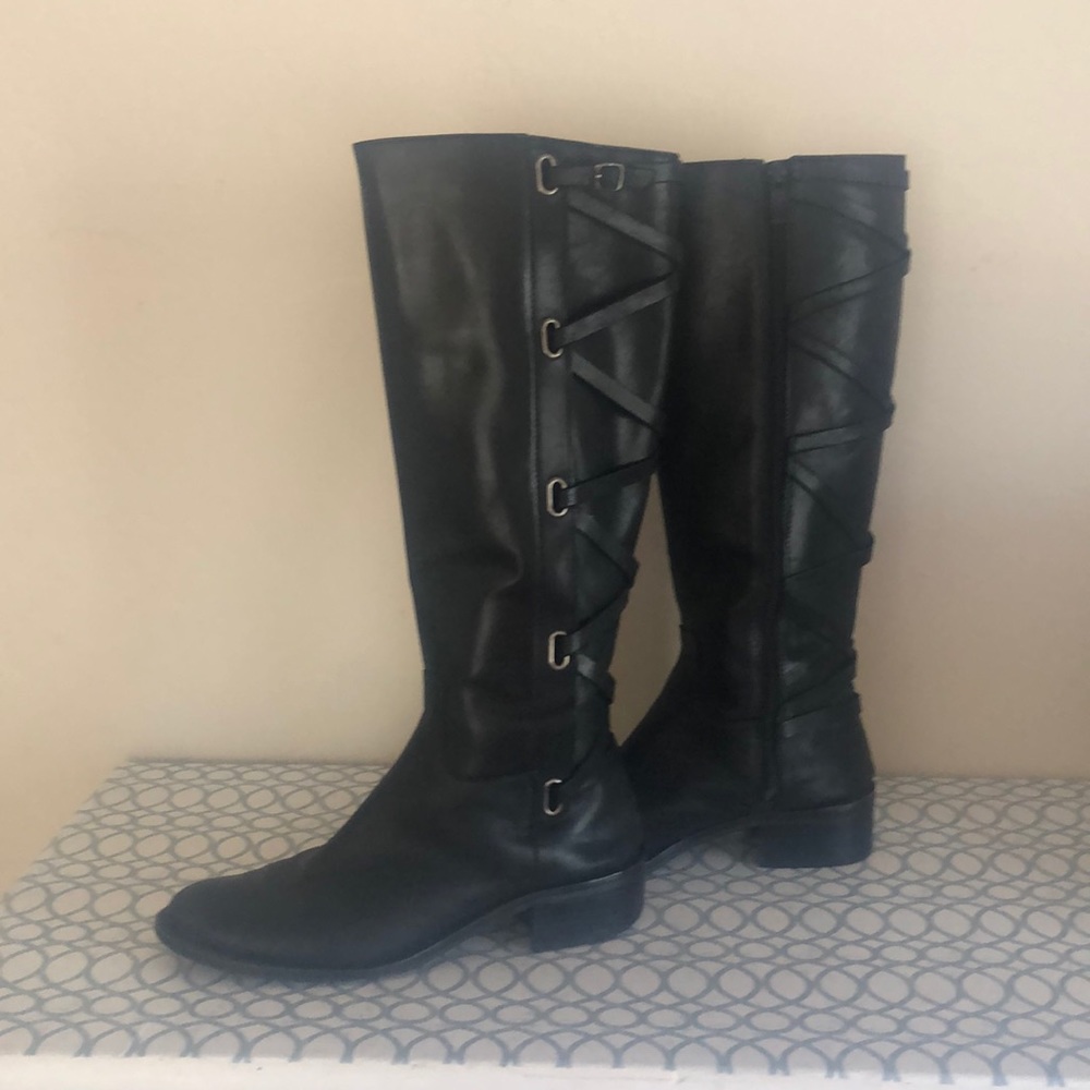 BCBG Black “riding” Boots